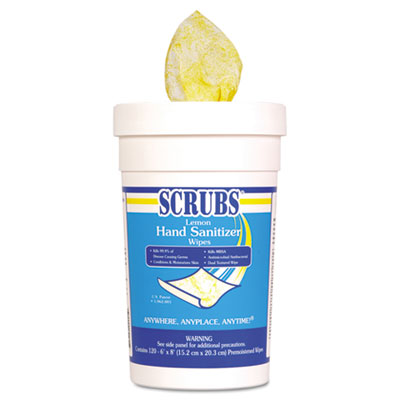 SCRUBS&reg; Antimicrobial Hand Sanitizer Wipes
