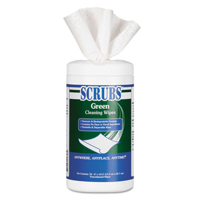 SCRUBS&reg; Green Cleaning Wipes