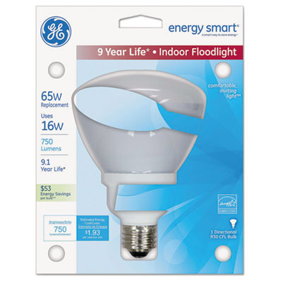 GE Energy Smart&reg; Indoor Floodlight Fluorescent Light Bulb