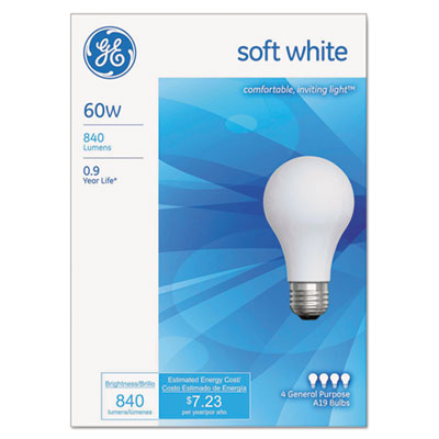 GE Incandescent Globe Light Bulb