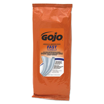 GOJO&reg; FAST TOWELS&reg; Hand Cleaning Towels