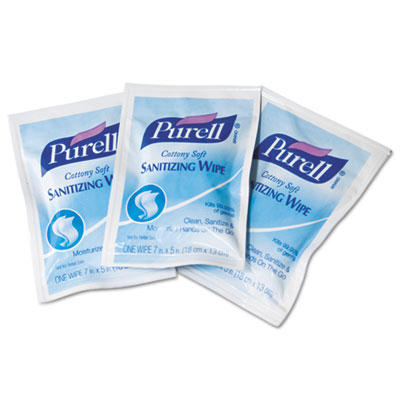 PURELL&reg; Cottony Soft Individually Wrapped Sanitizing Hand Wipes
