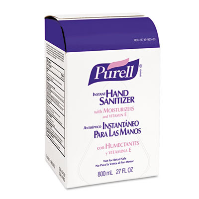 PURELL&reg; Instant Hand Sanitizer Refill for 800-mL Bag-in-Box Dispenser