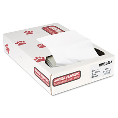 Jaguar Plastics&reg; Industrial Strength Low-Density Commercial Can Liners