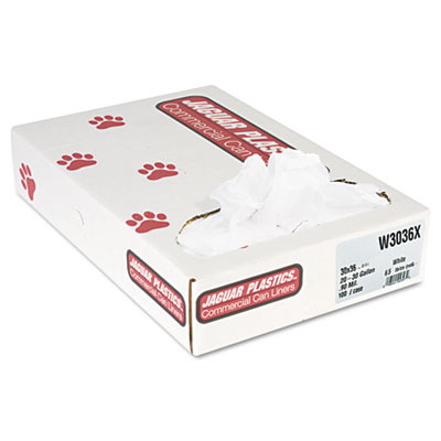 Jaguar Plastics&reg; Industrial Strength Low-Density Commercial Can Liners