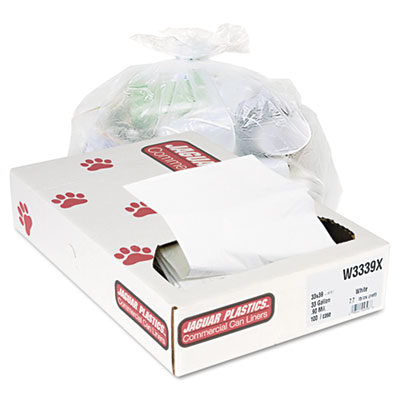 Jaguar Plastics&reg; Industrial Strength Low-Density Commercial Can Liners