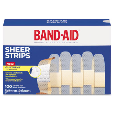 BAND-AID&reg; Sheer Adhesive Bandages