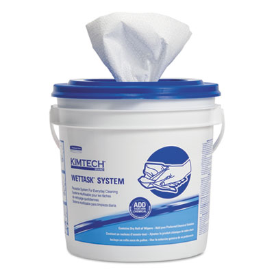 Kimtech* Wipers for the WETTASK* System, Quat Disinfectants and Sanitizers
