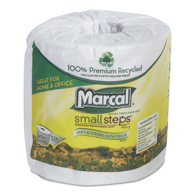 Marcal&reg; 100% Recycled Two-Ply Bathroom Tissue
