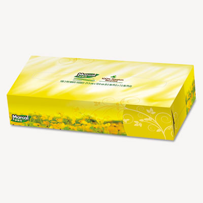 Marcal&reg; PRO 100% Recycled Convenience Pack Facial Tissue