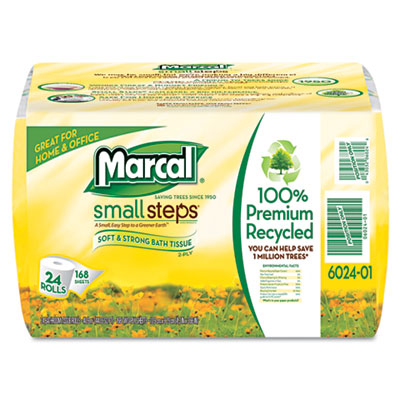 Marcal&reg; 100% Recycled Bundle Bathroom Tissue