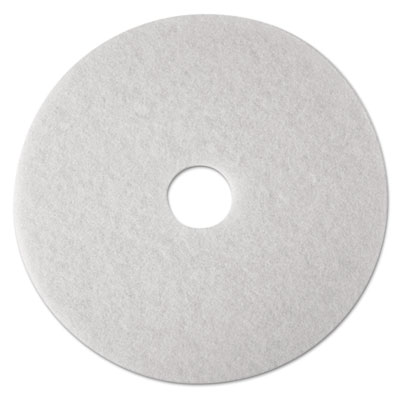 3M White Super Polish Floor Pads 4100