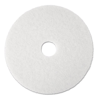 3M White Super Polish Floor Pads 4100