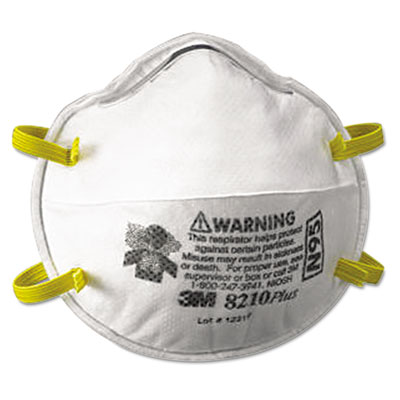3M Particulate Respirator 8210, N95