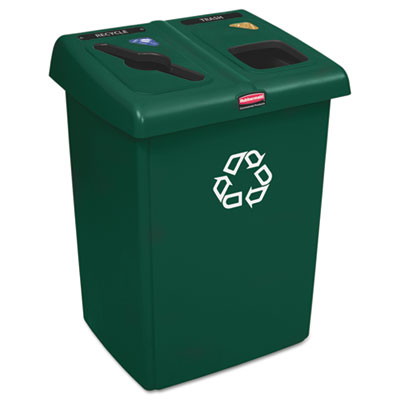 Rubbermaid&reg; Commercial Glutton&reg; Recycling Station