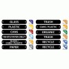 Rubbermaid&reg; Commercial Recycle Label Kit