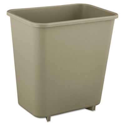Rubbermaid&reg; Commercial Deskside Plastic Wastebasket
