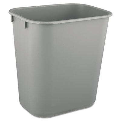Rubbermaid&reg; Commercial Deskside Plastic Wastebasket