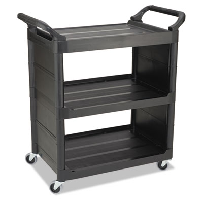Rubbermaid&reg; Commercial Three-Shelf Service Cart