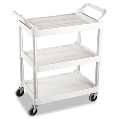 Rubbermaid&reg; Commercial Three-Shelf Service Cart