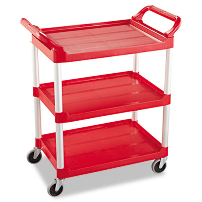 Rubbermaid&reg; Commercial Three-Shelf Service Cart