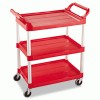 Rubbermaid&reg; Commercial Three-Shelf Service Cart