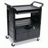 Rubbermaid&reg; Commercial Utility Cart with Locking Doors