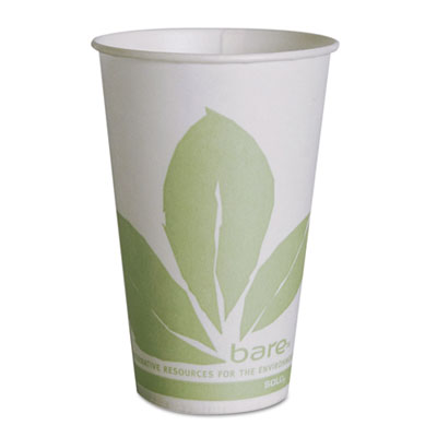 SOLO&reg; Cup Company Bare&reg; Eco-Forward&reg; Treated Paper Cold Cups