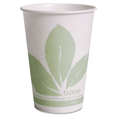 SOLO&reg; Cup Company Bare&reg; Eco-Forward&reg; Treated Paper Cold Cups