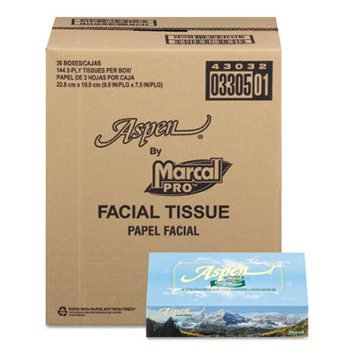 Marcal&reg; PRO&trade; 100% Recycled Convenience Pack Facial Tissue
