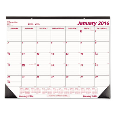 Brownline&reg; Monthly Deskpad Calendar
