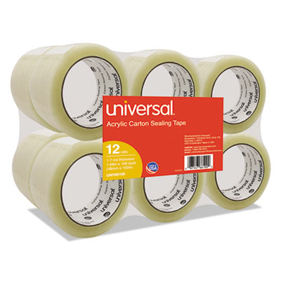 Universal One&trade; General-Purpose Acrylic Box Sealing Tape