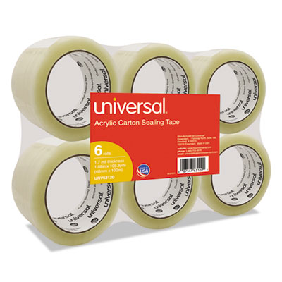 Universal One&trade; General-Purpose Acrylic Box Sealing Tape