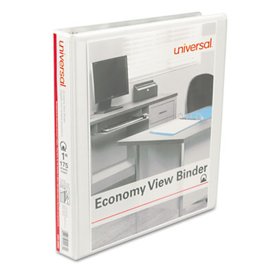 Universal&reg; Economy Round Ring View Binders