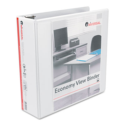 Universal&reg; Economy Round Ring View Binders