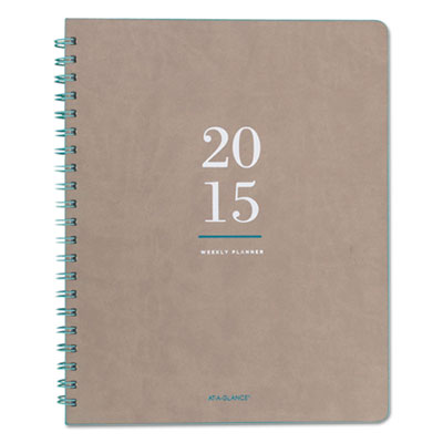 AT-A-GLANCE&reg; Collection Metropolitan Weekly/Monthly Wirebound Planner