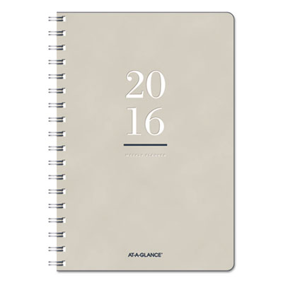 AT-A-GLANCE&reg; Collection Metropolitan Weekly/Monthly Wirebound Planner