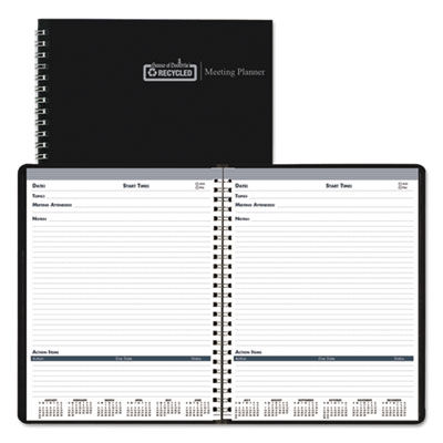 House of Doolittle&trade; 100% Recycled Meeting Note Planner
