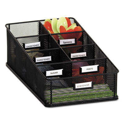 Safco&reg; Onyx&trade; Breakroom Organizers