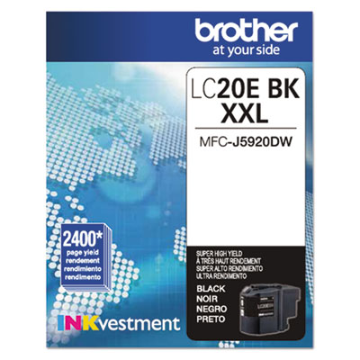 Brother&reg; LC20EBK, LC20EC, LC20EM, LC20EY Ink