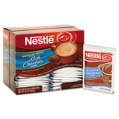 Nestle&reg; No-Sugar-Added Hot Cocoa Mix Envelopes