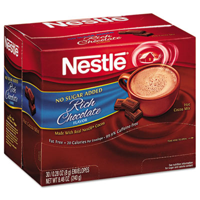 Nestle&reg; No-Sugar-Added Hot Cocoa Mix Envelopes