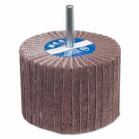 Merit Abrasives Interleaf Flap Wheels with Mounted Steel Shank