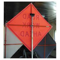 VizCon Vinyl Roll Up Sign with Plastic Corner Pockets