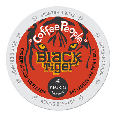 Coffee People&reg; Black Tiger Extra Bold Coffee K-Cups&reg;
