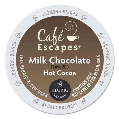 Café Escapes® Milk Chocolate Hot Cocoa K-Cups® Café Escapes® Milk Chocolate Hot Cocoa K-Cups®