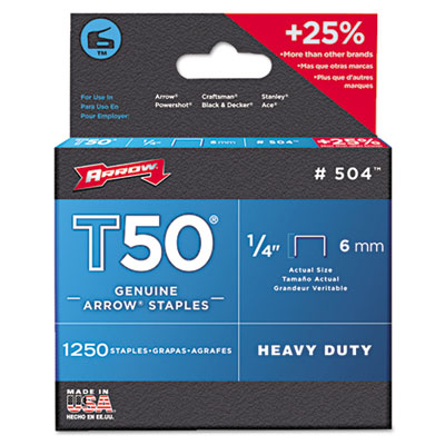Arrow T50&reg; Heavy Duty Staples