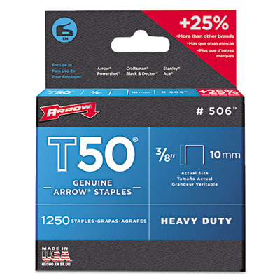Arrow T50&reg; Heavy Duty Staples