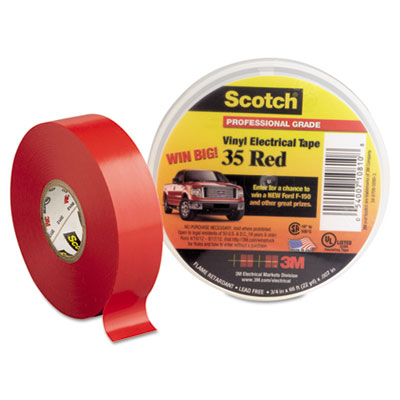 3M Scotch&reg; Vinyl Electrical Color Coding Tape 35 10810