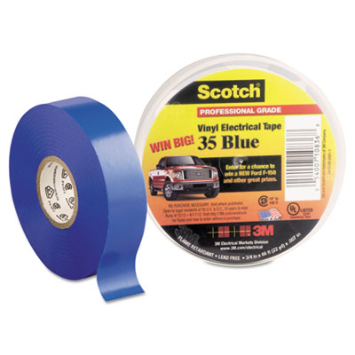 3M Scotch&reg; Vinyl Electrical Color Coding Tape 35 10836